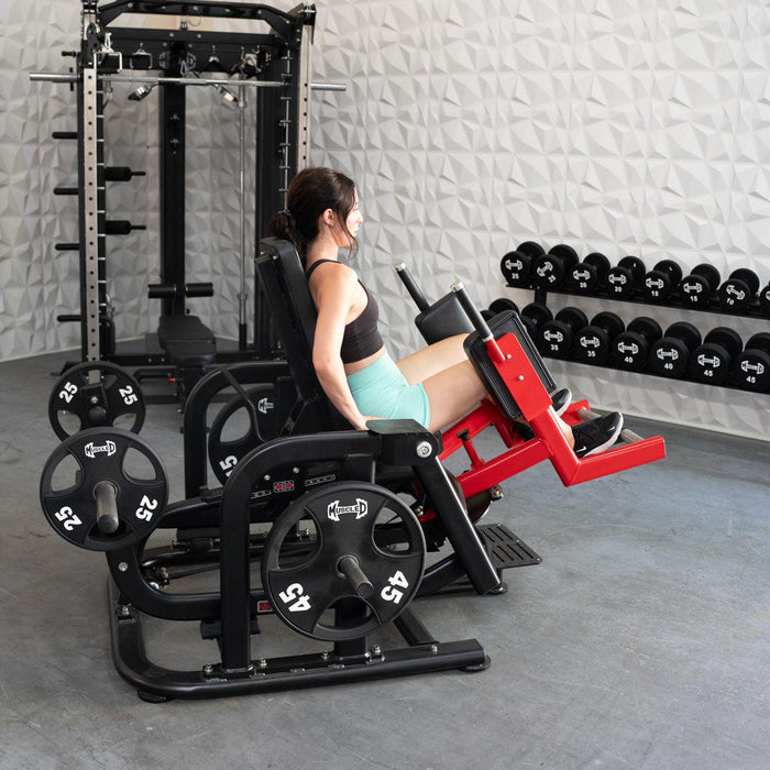 Pro Strength Glute / Outer Thigh - Muscle D Fitness - Plate Loaded Abductor / Hip Extension - Sweatfully