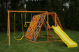 Sycamore Backyard Climbing Set – 2 Swings, Trapeze Bar & Outdoor Fun - Sweatfully