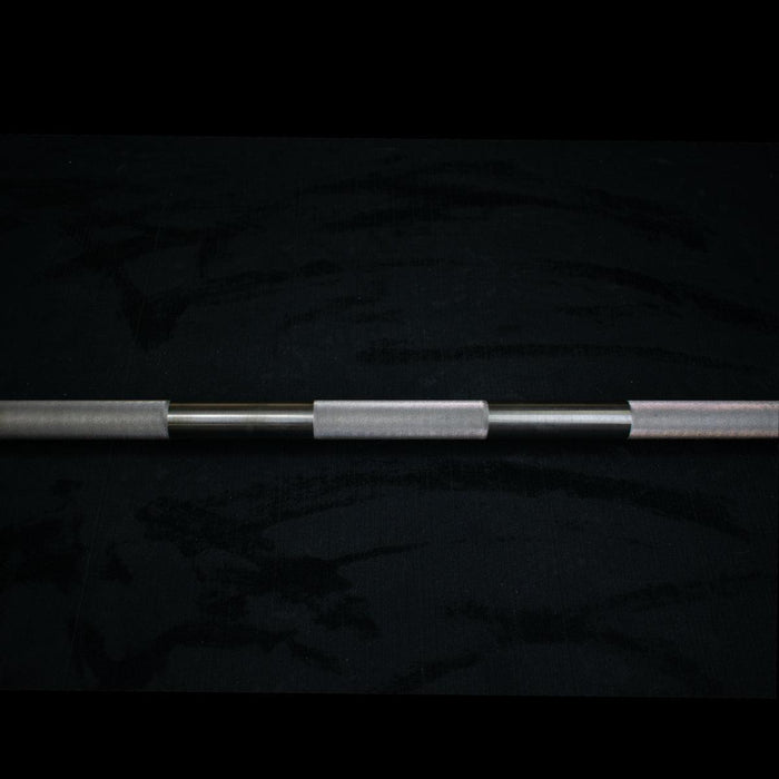 7' Stainless Steel Olympic Bar - Bearing - Muscle D Fitness - Qualiity Knurling - Sweatfully