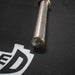 7' Stainless Steel Olympic Bar - Bearing - Muscle D Fitness - Qualiity Knurling - Sweatfully