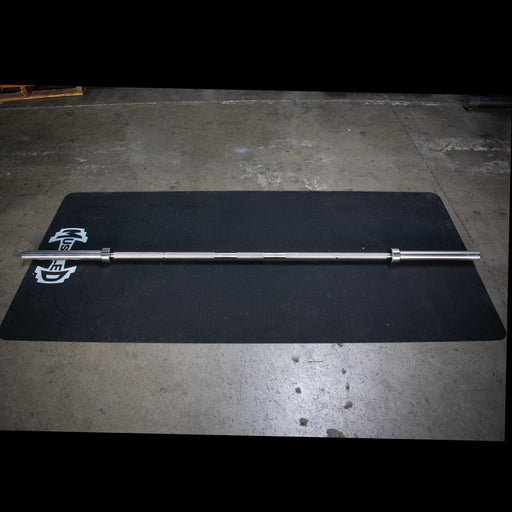 7' Stainless Steel Olympic Bar - Bearing - Muscle D Fitness - Qualiity Knurling - Sweatfully