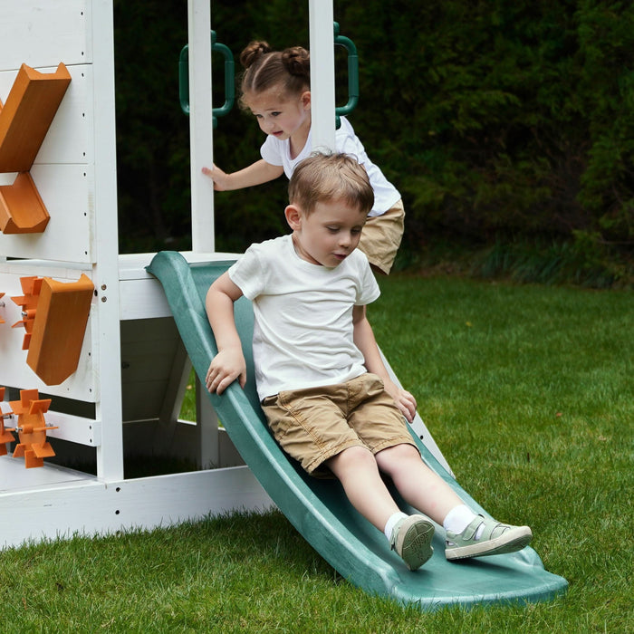 Aloe Outdoor Mini Playset for Toddlers – Water Slide & Backyard Fun - Sweatfully