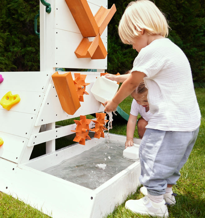 Aloe Outdoor Mini Playset for Toddlers – Water Slide & Backyard Fun - Sweatfully