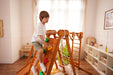 Chestnut 8-in-1 Jungle Gym for Toddlers | Indoor & Outdoor Wooden Playset - Sweatfully
