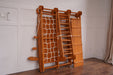 Chestnut 8-in-1 Jungle Gym for Toddlers | Indoor & Outdoor Wooden Playset - Sweatfully
