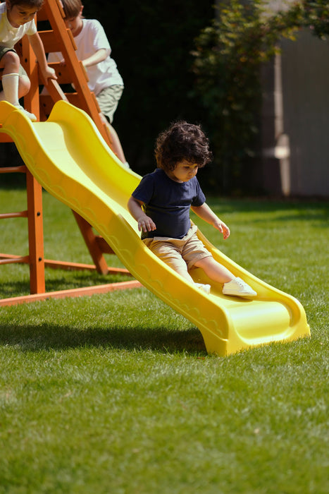 Sycamore Backyard Climbing Set – 2 Swings, Trapeze Bar & Outdoor Fun - Sweatfully