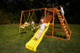 Sycamore Backyard Climbing Set – 2 Swings, Trapeze Bar & Outdoor Fun - Sweatfully