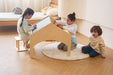 Ash Adjustable Wooden Learning Tent with Kids Desk & Chair – 2-in-1 Play & Study Station - Sweatfully