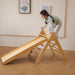 Bazel 6-in-1 Pikler Climber Set | Wooden Triangle, Rocker Arch & Slide for Toddlers - Sweatfully