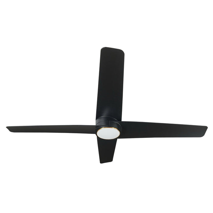 60" Parvez Modern DC Motor Downrod Mount Reversible Ceiling Fan with Lighting and Remote Control - Sweatfully