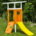 Forest Small Outdoor Toddler Swing Set | Compact Wooden Swing Frame for Babies & Kids - Sweatfully