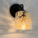 WHIMSICAL Pressed Floral Glass Wall Sconce Light - Sweatfully