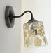 WHIMSICAL Pressed Floral Glass Wall Sconce Light - Sweatfully