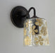 WHIMSICAL Pressed Floral Glass Wall Sconce Light - Sweatfully