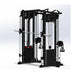 Megatron Dual Adjustable Pulley / Smith Combo - Muscle D Fitness - Selectorized Weight Adjustment - Functional Pull-Up Bar - Dual Station - Sweatfully