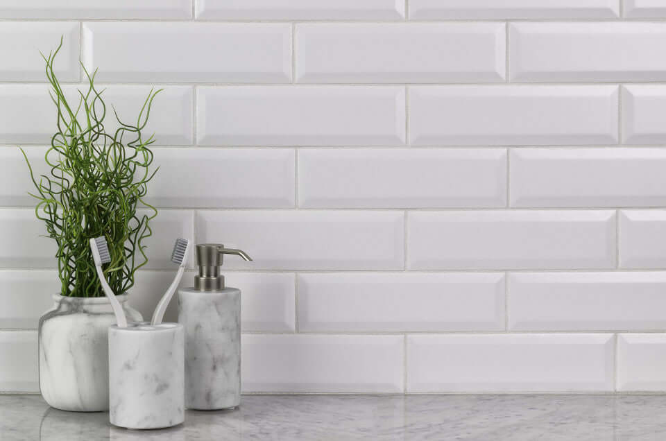 Boutique Sleek Salt Matte Ceramic Tile 3"X9" - Sweatfully