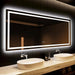 Deluxe Center Glow LED Bathroom Mirror - Sweatfully