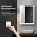 Deluxe Center Glow LED Bathroom Mirror - Sweatfully