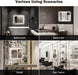 Deluxe Center Glow LED Bathroom Mirror - Sweatfully