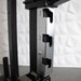 Deluxe Half Rack - Muscle D Fitness - Heavy Duty - Adjustable Safety Bars - Pull Up - Vertical Olympic Bar Storage - Sweatfully