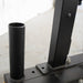 Deluxe Half Rack - Muscle D Fitness - Heavy Duty - Adjustable Safety Bars - Pull Up - Vertical Olympic Bar Storage - Sweatfully