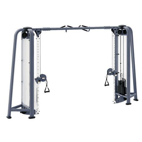 Megatron Deluxe Cable Crossover - Muscle D Fitness - 2 Functional Columns - Multi-Handle Pull-Up Bar - Selectorized Weight Adjustment - Sweatfully