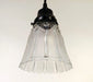 Antique Diamond 1960's Frost PENDANT Light - Sweatfully