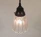 Antique Diamond 1960's Frost PENDANT Light - Sweatfully