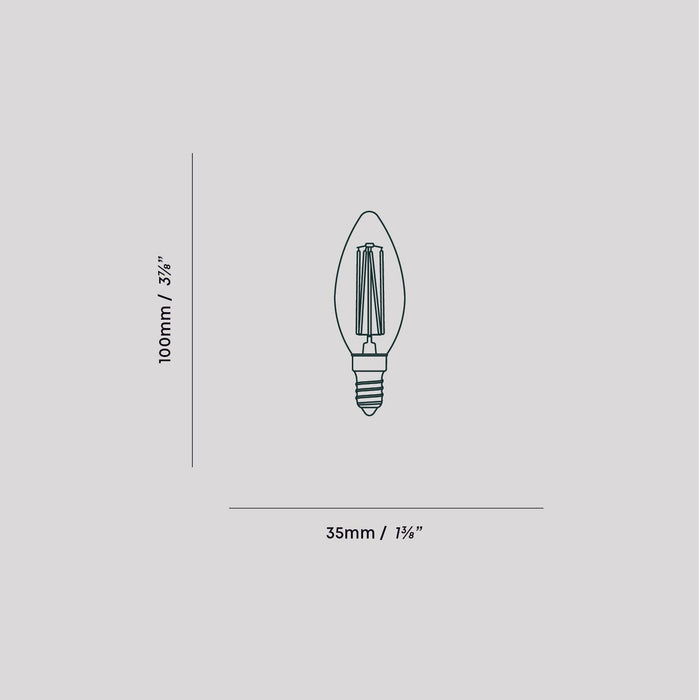 Candle E12 LED Bulb - Sweatfully