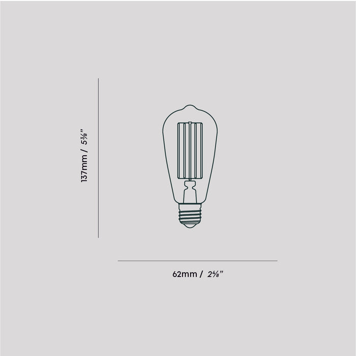 Squirrel Cage E26 LED Bulb - Sweatfully