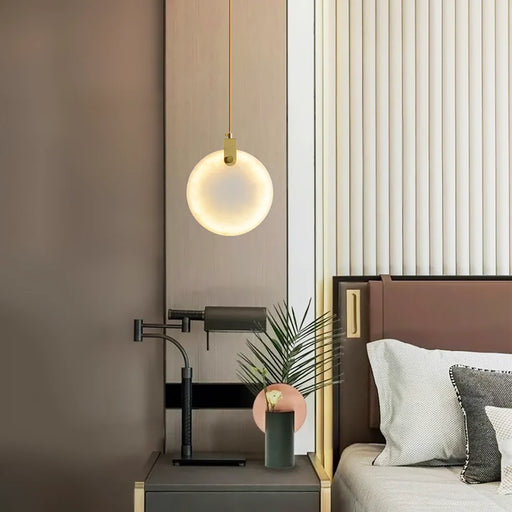 Disc Harvest Alabaster Chandelier - Sweatfully