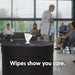 Wipex Premium Matte Floor Dispenser for Bulk Gym Wipes | Stainless Steel | Free Standing Model - Sweatfully