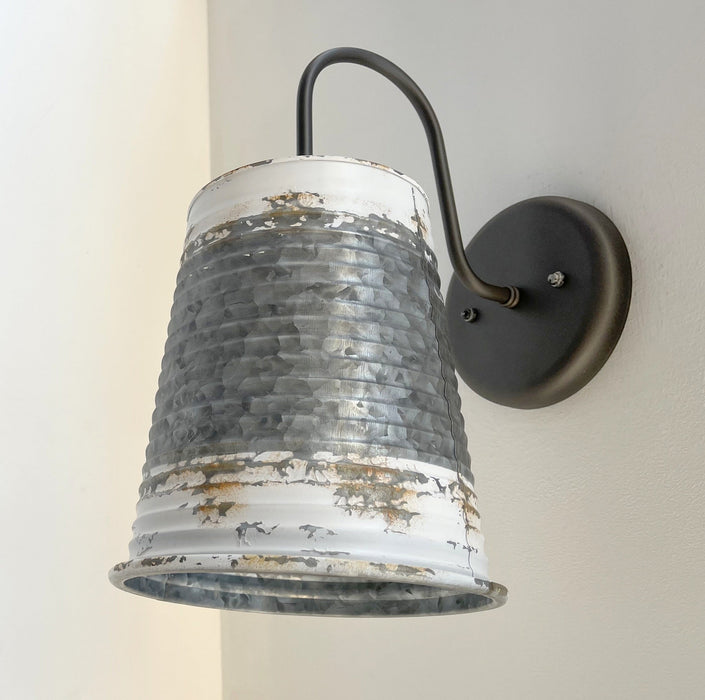 Distressed Large Farmhouse Wall Sconce Light - Sweatfully