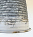 Distressed Large Corrugated Galvanized Barn Ceiling Light - Sweatfully