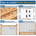 Durable Hollow Deck Balusters with Screws - Sweatfully