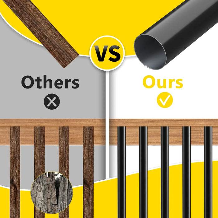 Durable Hollow Deck Balusters with Screws - Sweatfully