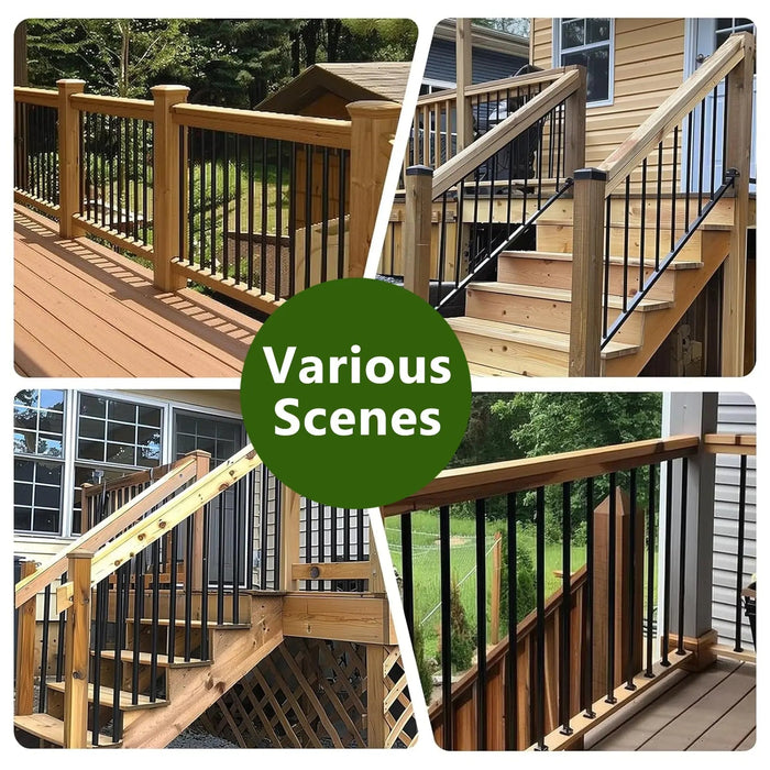 Durable Hollow Deck Balusters with Screws - Sweatfully