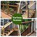Durable Hollow Deck Balusters with Screws - Sweatfully