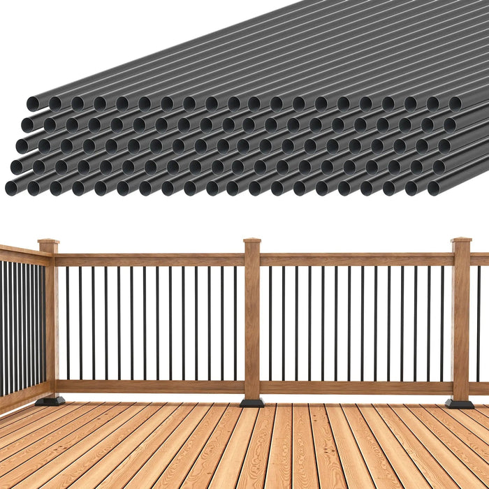 Durable Hollow Deck Balusters with Screws - Sweatfully