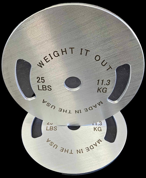 Solid Steel Calibrated Weight Plate Sets - Sweatfully