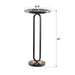 12" Black Round Side Table - Sweatfully