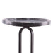 12" Black Round Side Table - Sweatfully
