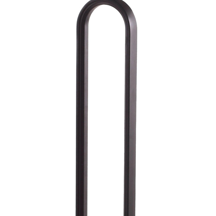 12" Black Round Side Table - Sweatfully