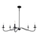 Ellie 5-Light Elegant Industrial Dimmable Chandelier - Sweatfully