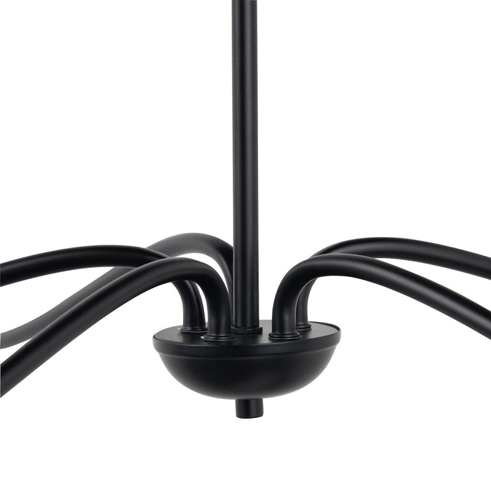 Ellie 5-Light Elegant Industrial Dimmable Chandelier - Sweatfully