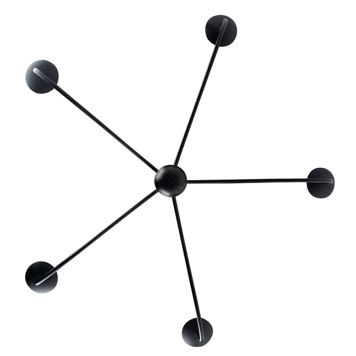 Ellie 5-Light Elegant Industrial Dimmable Chandelier - Sweatfully
