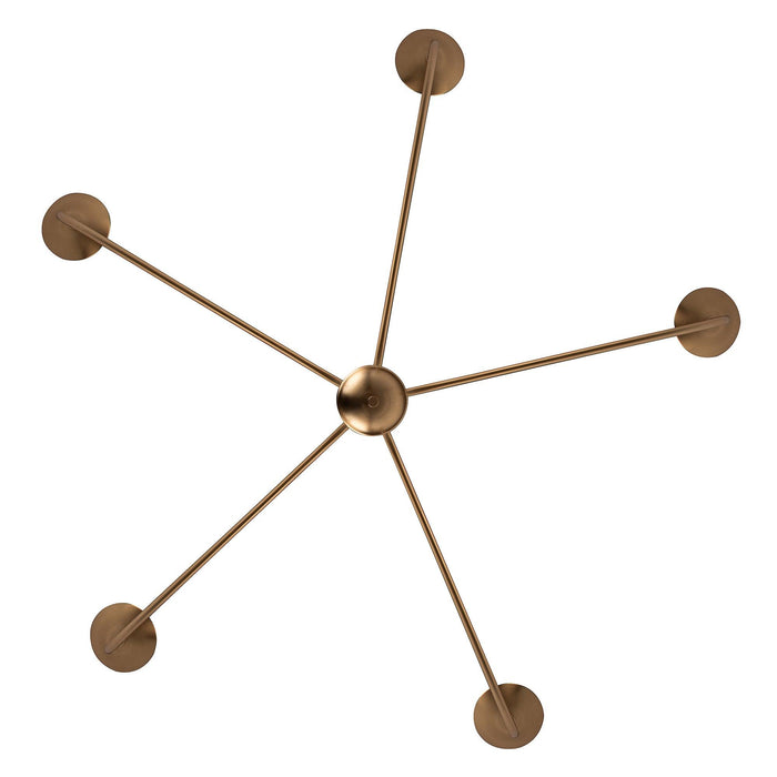 Ellie 5-Light Elegant Industrial Dimmable Chandelier - Sweatfully