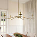 Ellie 5-Light Elegant Industrial Dimmable Chandelier - Sweatfully