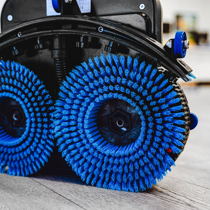 Electric Floor Scrubber Cleaner with 18” Power Mop Brushes Cordless 36V Battery Powered - Sweatfully
