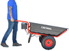 Heavy Duty Electric Utility Cart 40V Battery-Powered Wheelbarrow 660-lb. Bucket Capacity - Sweatfully